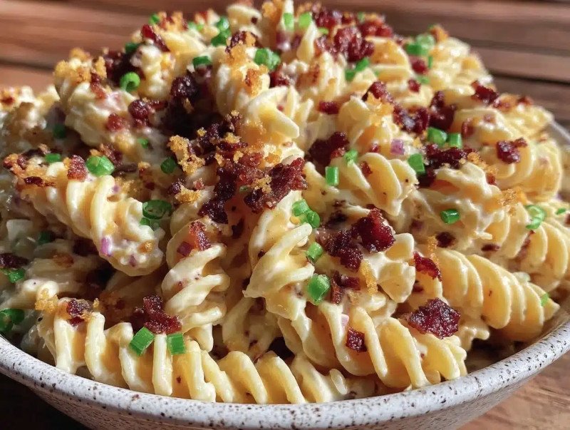 Photo of Bacon-Vegetable Pasta Salad